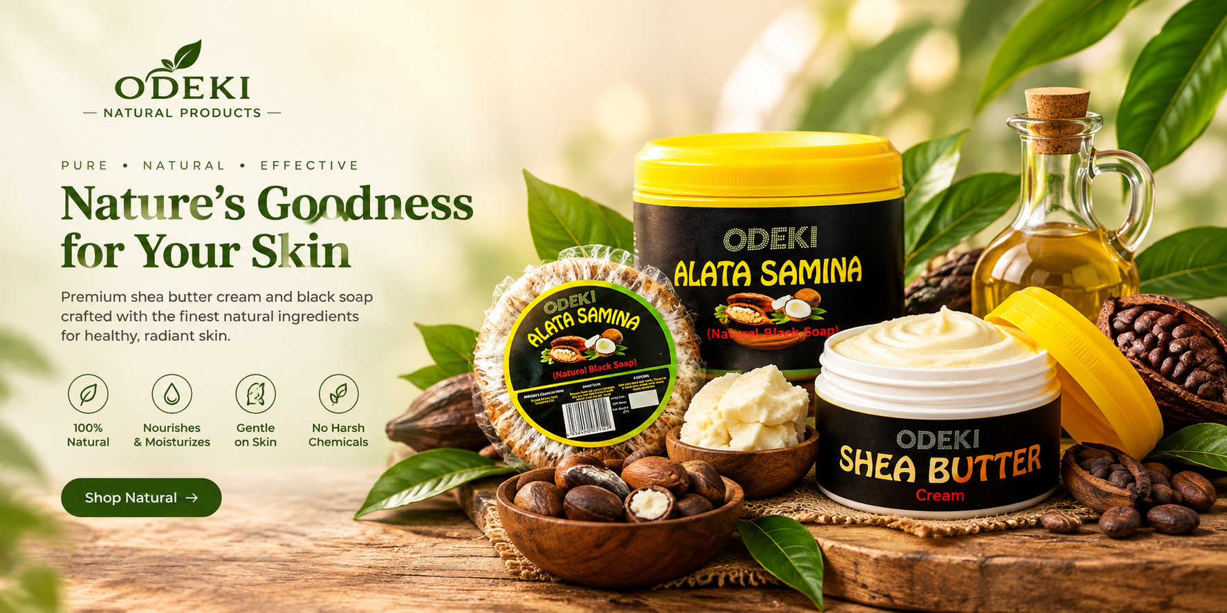 Odeki Naturals natural beauty products