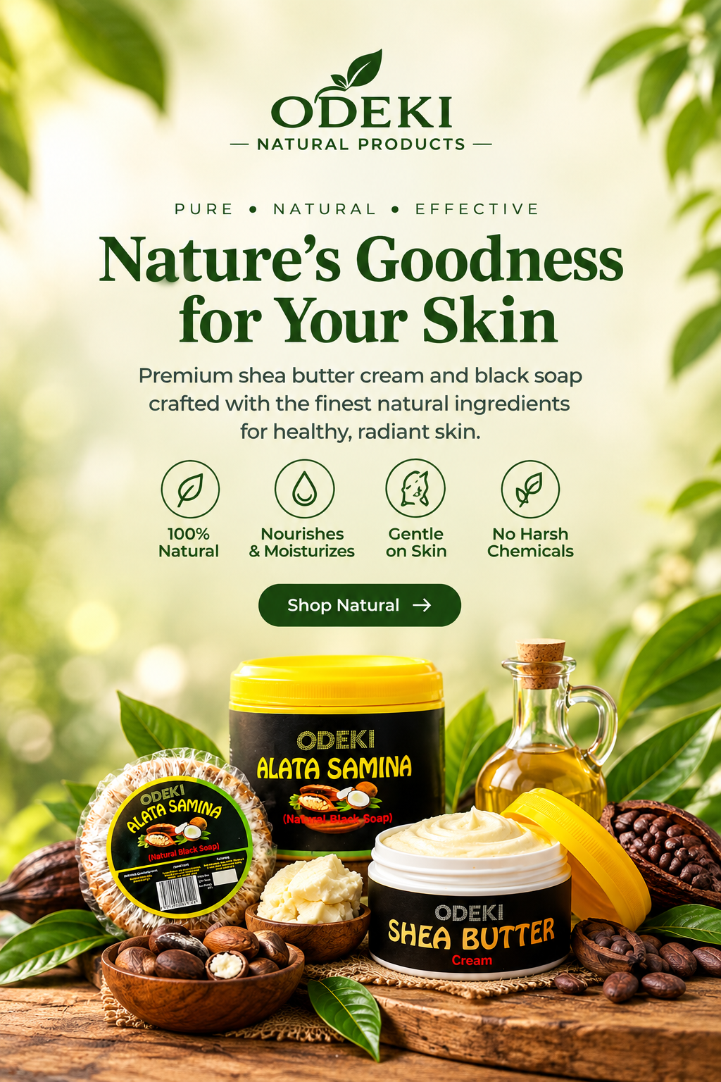 Odeki Naturals natural beauty products